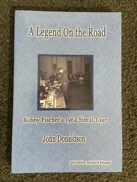 This is the product image for A Legend on the Road: Bobby Fischer's 1964 tour. Detail: Donaldson, J. Product ID: 1888690259.
 
				Price: $19.95.