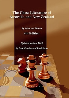 This is the product image for The Chess Literature of Australia and New Zealand. Detail: van Manen, J & Dunn,P. Product ID: 9788674664193.
 
				Price: $34.95.