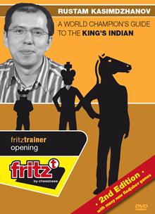 This is the product image for King's Indian- 2nd Edition. Detail: 1 d4 OPENINGS. Product ID: CBFT-KODVD.
 
				Price: $29.95.
