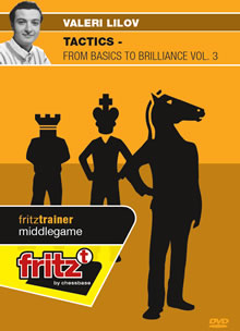 This is the product image for Tactics Volume 3. Detail: MIDDLEGAME. Product ID: CBFT-LMT3EDVD.
 
				Price: $19.95.