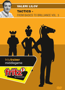 This is the product image for Tactics Volume 3. Detail: MIDDLEGAME. Product ID: CBFT-LMT3EDVD.
 
				Price: $19.95.