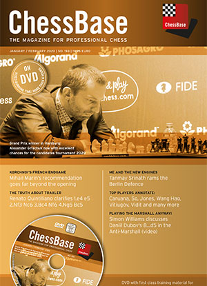 This is the product image for Chessbse Magazine 193 DVD. Detail: CHESSBASE. Product ID: CBM193.
 
				Price: $29.95.