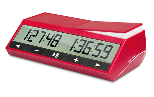 This is the product image for DGT 2500 Game Timer. Detail: CLOCKS. Product ID: DGT2500.
 
				Price: $124.95.