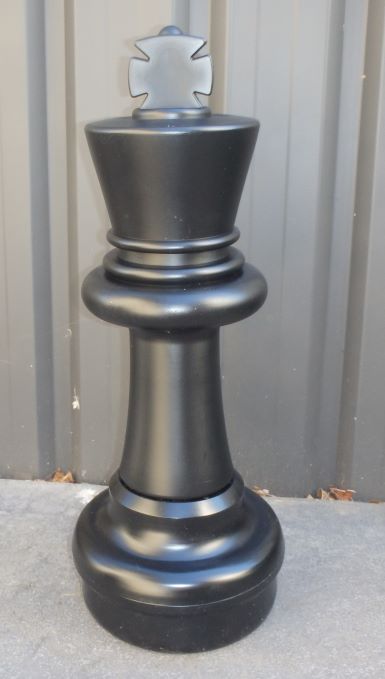 This is the product image for Large Giant King Black. Detail: SPARES. Product ID: GCHESSKB.
 
				Price: $65.00.