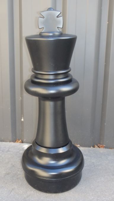 This is the product image for Large Giant King Black. Detail: SPARES. Product ID: GCHESSKB.
 
				Price: $65.00.