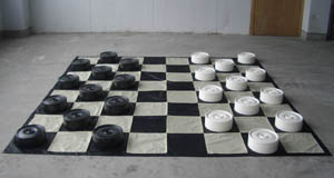 This is the product image for Giant Draughts/Checkers Set with Mat. Detail: OUTDOORS. Product ID: GDC.
 
				Price: $265.00.