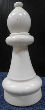This is the product image for Small Giant Bishop (White). Detail: SPARES. Product ID: GSCHESSBW.
 
				Price: $19.95.