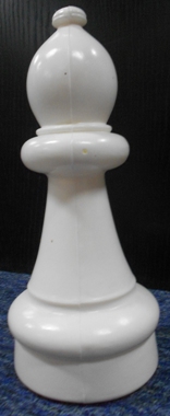 This is the product image for Small Giant Bishop (White). Detail: SPARES. Product ID: GSCHESSBW.
 
				Price: $19.95.