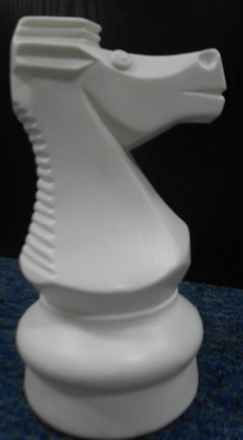 This is the product image for Small Giant Knight (White). Detail: SPARES. Product ID: GSCHESSNW.
 
				Price: $19.95.