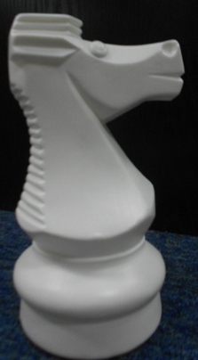 This is the product image for Small Giant Knight (White). Detail: SPARES. Product ID: GSCHESSNW.
 
				Price: $19.95.