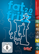 This is the product image for Fat Fritz 2 Chess Program. Detail: Silver, A. Product ID: SPFF20DVD.
 
				Price: $89.95.