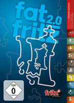 This is the product image for Fat Fritz 2 Chess Program. Detail: Silver, A. Product ID: SPFF20DVD.
 
				Price: $89.95.