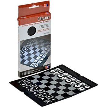 This is the product image for Magnetic Chess Pocket Set. Detail: TRAVELLING. Product ID: TCS4.
 
				Price: $7.95.